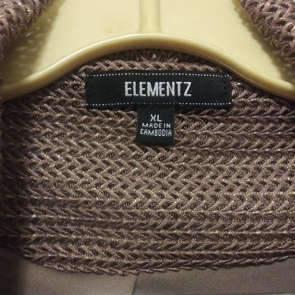 Metallic Shawl Collar Blazer - Picture 7 of 7